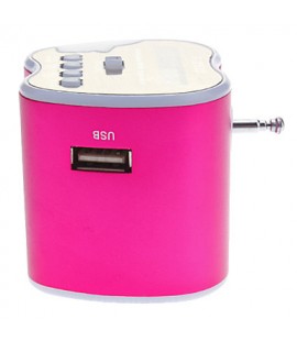 Mini Portable Stereo Music Speaker (Support USB/TF Card FM)  